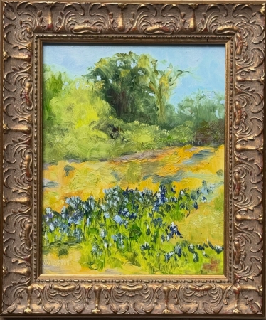 Bluebonnets in Circle C Ranch by artist Ann Johnson